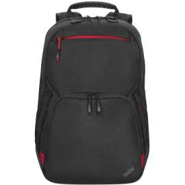 Lenovo Essential Plus Carrying Case Rugged (Backpack) for 15.6" Notebook - Black - Weather Resistant, Wear Resistant - Ballistic Nylon, Polyethylene Terephthalate (PET), Polyester Body - Hand Grip, Shoulder Strap, Handle, Carrying Strap