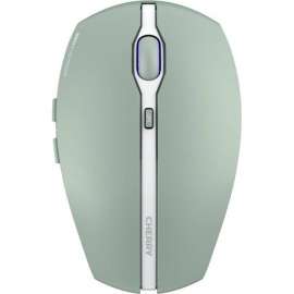 CHERRY Bluetooth(r) mouse with multi-device function, Agave Green, Optical sensor, 7 buttons, scroll wheel, multi-device function for up to 3 devices, encrypted Bluetooth(r)5.0 (AES 128)
