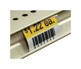Kinter 0.001 in. H X 1.25 in. W X 3 in. L Clear Utility/Parts Bin Tag Holder Plastic