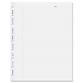 MiracleBind Ruled Paper Refill Sheets for all MiracleBind Notebooks and Planners, 9.25 x 7.25, White/Blue Sheets, Undated
