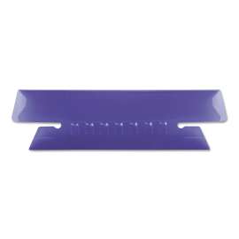 Transparent Colored Tabs For Hanging File Folders, 1/3-Cut, Violet, 3.5" Wide, 25/Pack