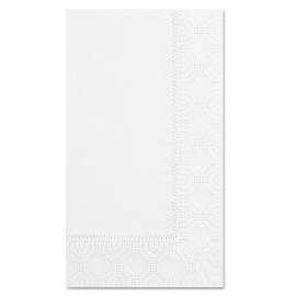 Dinner Napkins, 2-Ply, 15 x 17, White, 1000/Carton
