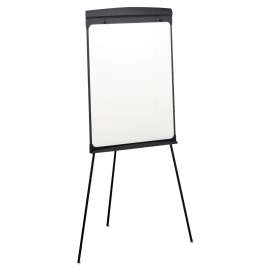 Magnetic Dry Erase Easel, 27 x 35, Graphite Surface, Graphite Plastic Frame