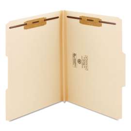 Top Tab Manila Expansion Fastener Folders, 1.5" Expansion, 2 Fasteners, Letter Size, Manila Exterior, 50/Box
