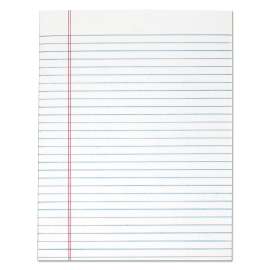 "The Legal Pad" Glue Top Pads, Wide/Legal Rule, 50 White 8.5 x 11 Sheets, 12/Pack