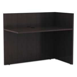 Alera - Valencia Series Espresso Reversible Reception Desk Return