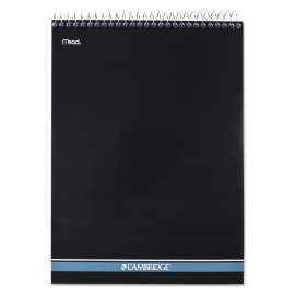 Stiff-Back Wire Bound Notepad, Medium/College Rule, Navy Cover, 70 White 8.5 x 11.5 Sheets