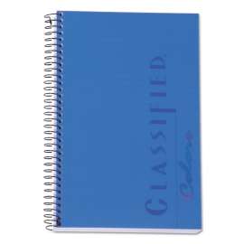 Color Notebooks, 1 Subject, Narrow Rule, Indigo Blue Cover, 8.5 x 5.5, 100 White Sheets