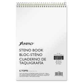 Steno Pads, Gregg Rule, Tan Cover, 60 Green-Tint 6 x 9 Sheets