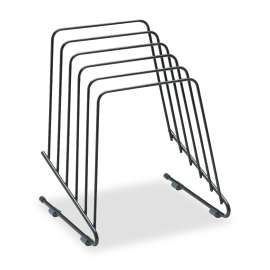 Wire Step File II, 5 Sections, Letter to Legal Size Files, 7.25" x 6" x 8.25", Black