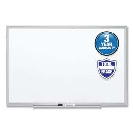 Classic Series Total Erase Dry Erase Boards, 48 x 36, White Surface, Silver Anodized Aluminum Frame