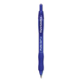 Profile Gel Pen, Retractable, Medium 0.7 mm, Blue Ink, Translucent Blue Barrel, 36/Pack