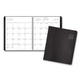 Contemporary Monthly Planner, Premium Paper, 11 x 9, Graphite Cover, 12-Month (Jan to Dec): 2023