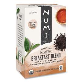 Organic Teas and Teasans, 1.4 oz, Breakfast Blend, 18/Box