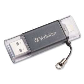 Verbatim - Store 'n' Go™ 64 GB Graphite OTG USB 3.2 Flash Drive for Apple™ Lightning (1 per Pack)