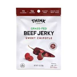 Sweet Chipotle Beef Jerky, 1 oz Pouch, 12/Pack, Delivered in 1-4 Business Days