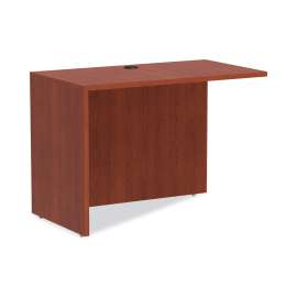 Alera - Valencia Series Medium Cherry Reversible Office Desk Return