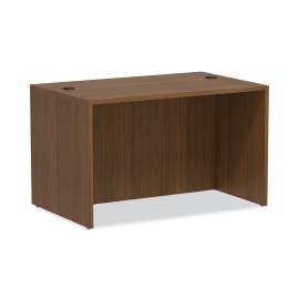 Alera - Valencia Series Modern Walnut Straight Front Office Desk Shell