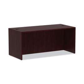 Alera - Valencia Series Mahogany Straight Front Office Desk Shell