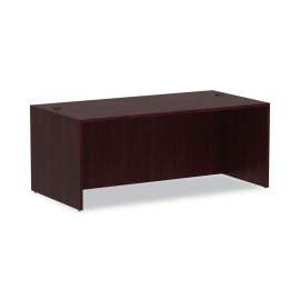 Alera - Valencia Series Mahogany Straight Front Office Desk Shell
