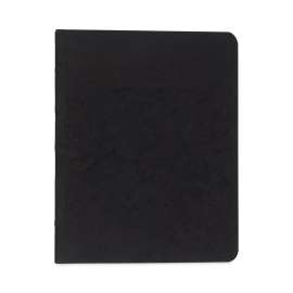 Pressboard Report Cover with Tyvek Reinforced Hinge, Two-Piece Prong Fastener, 3" Capacity, 8.5 x 11, Black/Black