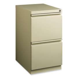 Hirsh Industries 20" Deep File/File Mobile Pedestal - Putty
