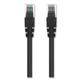 CAT5e Snagless Patch Cable, 10 ft, Black