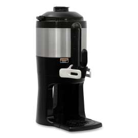 BUNN - ThermoFresh Stainless Steel/Black 128 oz Airpots Coffee Server with Mechanical Sight Gauge