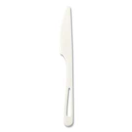Cutlery Dispenser Refills, Knife, White, 100/Bag, 10 Bags/Carton