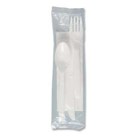 Regal Mediumweight Cutlery, Individually Wrapped, Combo Kit, White, 250/Carton