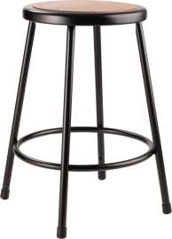 NPS - 6200 Series Black Steel 24" Science Stools