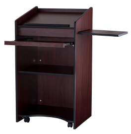 NPS - Aristocrat Series Mahogany Wood Non-Sound Lectern