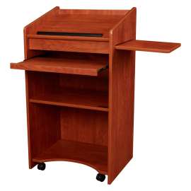 NPS - Aristocrat Series Wild Cherry Wood Non-Sound Lectern
