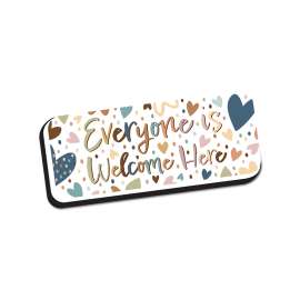 Magnetic Whiteboard Eraser, Everyone is Welcome