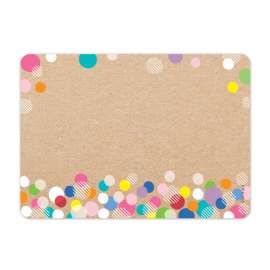 Krafty Pop Colorful Kraft Bubbles Labels, 2-1/2" x 3-1/2", Pack of 36