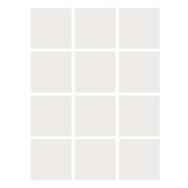 Dry Erase Stickables with Dry Erase Marker, White, 4" x 4", 12 Per Pack, 2 Packs