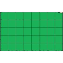 Wonder League Robotics Competition Green Screen Mat, 150cm x 240cm with 30cm Grid