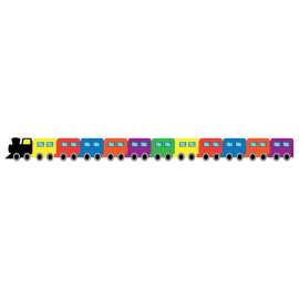 Train Die-Cut Border, 12 Strips/36 Feet
