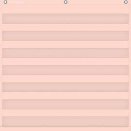 Blush 7 Pocket Chart, 28" x 28"