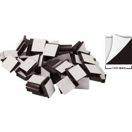 Adhesive Magnetic Squares (1" sq)