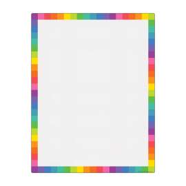 Colorful Blank Write-On/Wipe-Off Chart, 17" x 22"