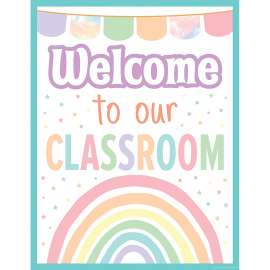Pastel Pop Welcome To Our Classroom Chart