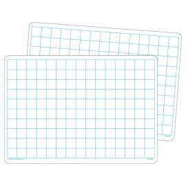 Double-Sided Math Grid Dry Erase Boards, Pack of 10
