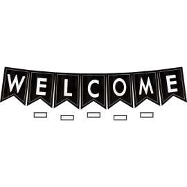 Modern Farmhouse Pennants Welcome Bulletin Board Set