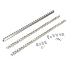 Global Industrial Gravity Carton Flow Roller Track Kit 48"