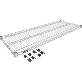 Nexel S2454S Stainless Steel Wire Shelf 54"W x 24"D
