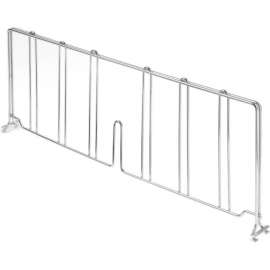Nexel Chrome Divider, 24"D x 8"H