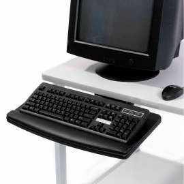 Low Profile Adjustable Keyboard Tray, 20-1/8"W x 11"D, Black