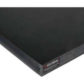 Global Industrial Workbench Top, Phenolic Resin Safety Edge, 60"W x 30"D x 1" Thick