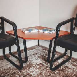 Interion Corner End Table 30" x 30" Cherry Top